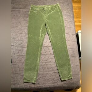 Corduroy pants green